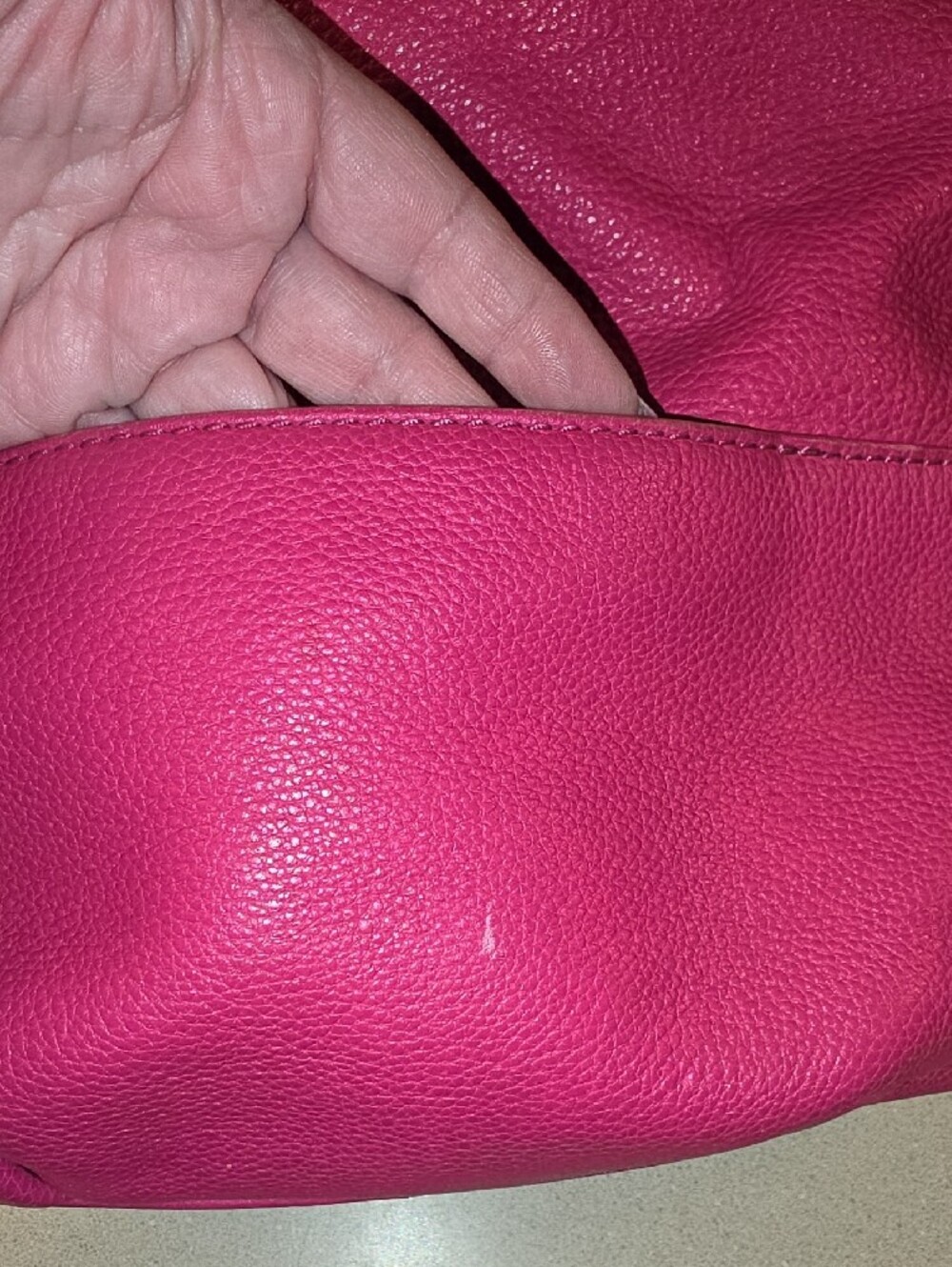 Michael Kors Hot Pink Leather Shoulder Bag with Matching Wallet - Picture 7 of 10